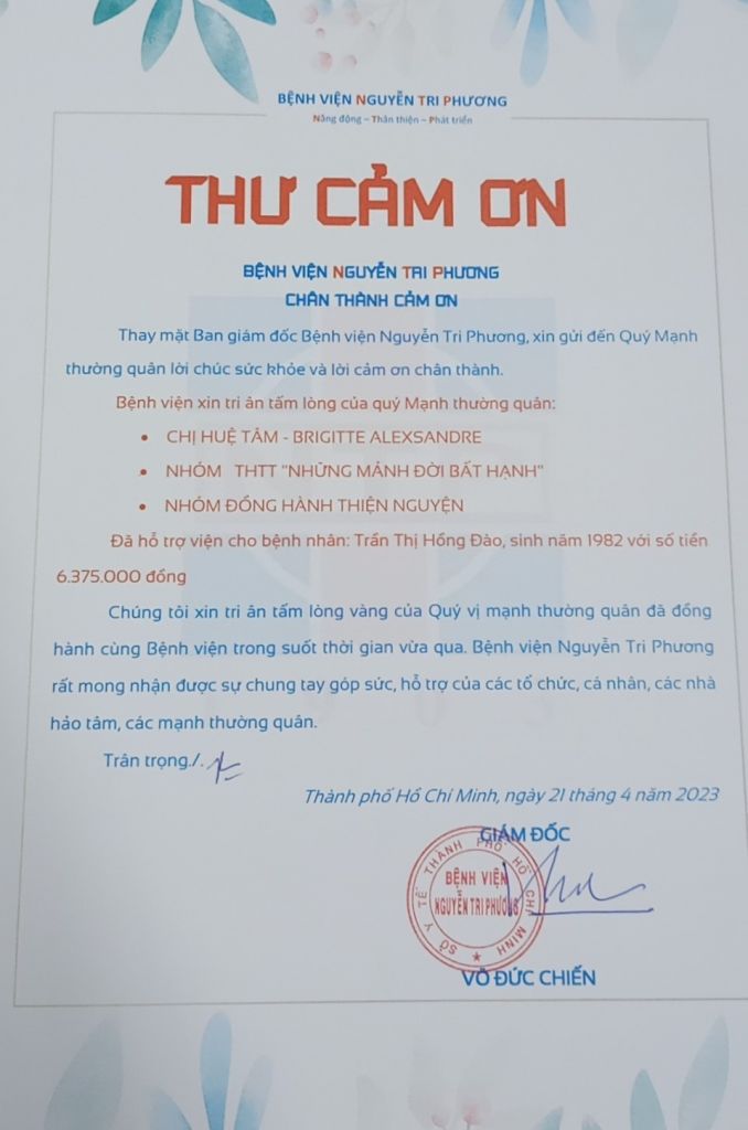 Thư cảm ơn tri ân tấm lòng của Quý Mạnh thường quân tháng 04/2023 (3)