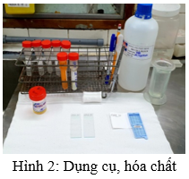 dụng cụ chuẩn bị cho xét nghiệm cell block